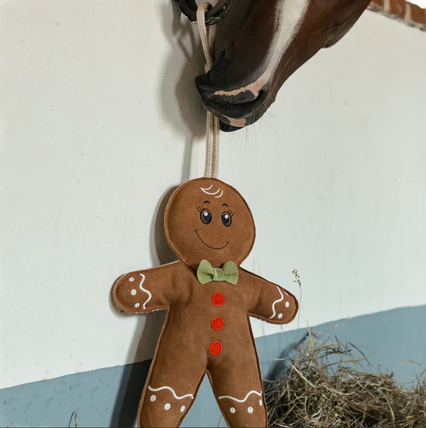 Hansbo Sport Hästleksak Pepparkaksgubbe i Mocka