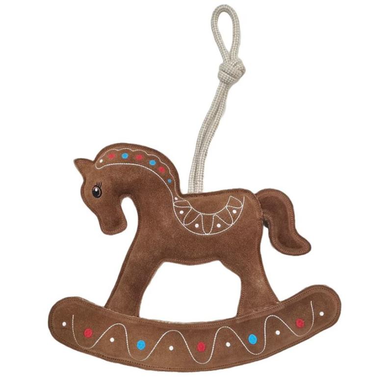 Hansbo Sport Hästleksak Pepparkakshäst i Mocka