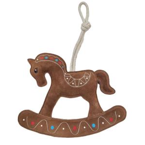 Hansbo Sport Hästleksak Pepparkakshäst i Mocka