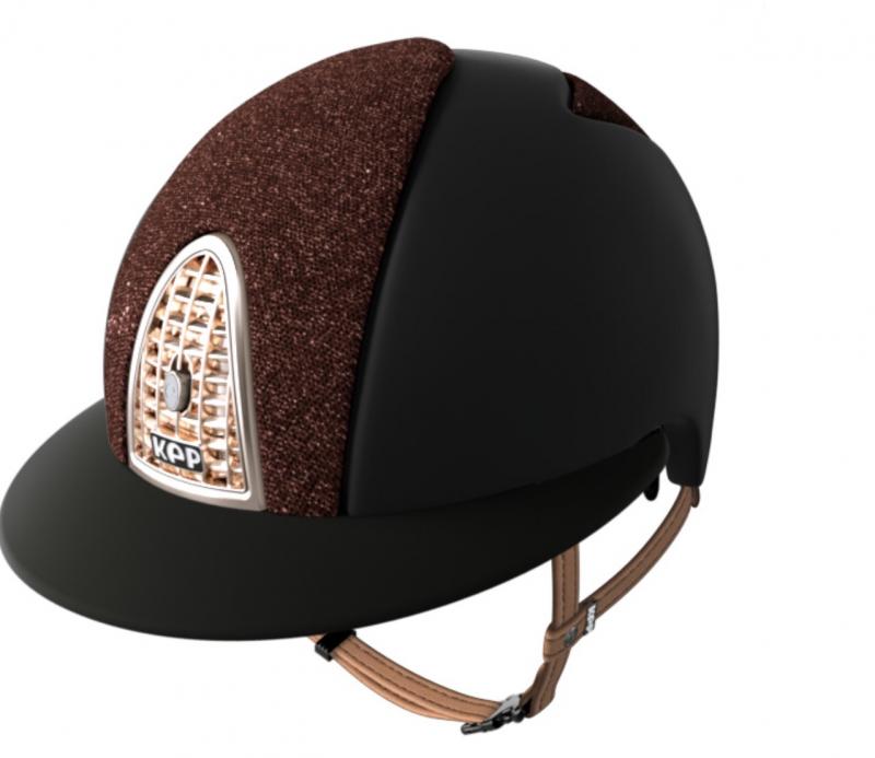 Kep Cromo Textile Polo - Black / Brown glitter