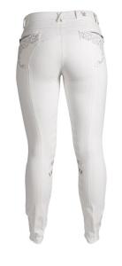 Horselife Hazel Ridbyxa Knäskodd Vit 42
