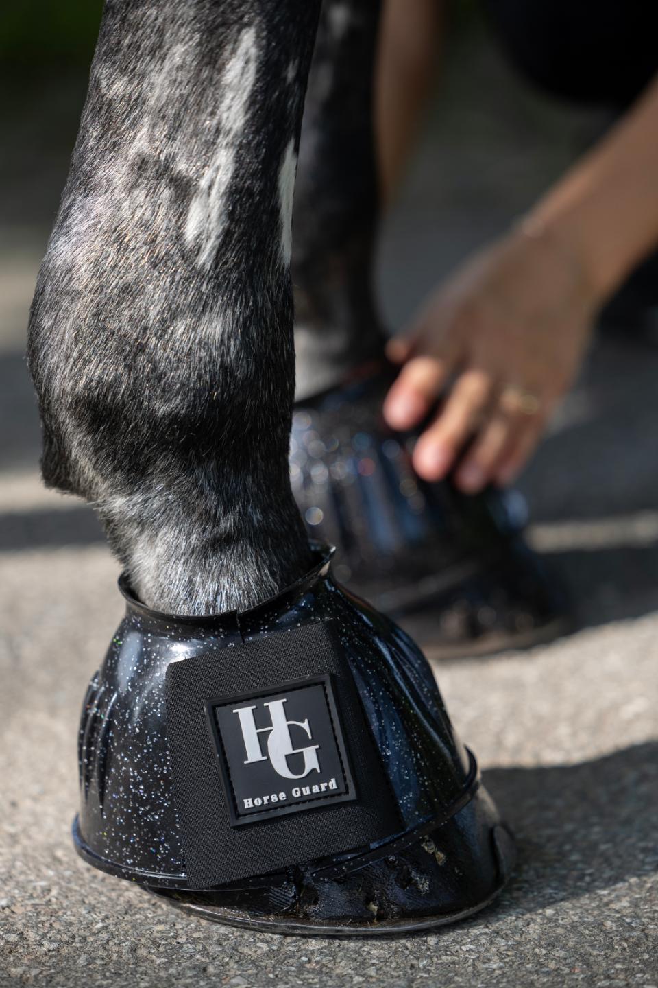 Horse Guard Texas Boots Glitter Svart