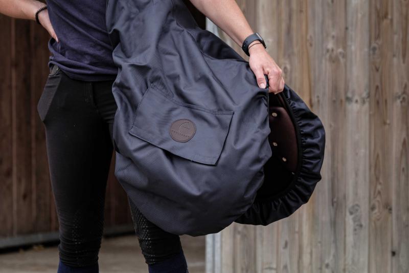 Equitheme Premium Saddle Cover/Sadelöverdrag Navy Blue