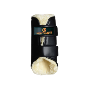 Kentucky Brushing Boots Leather Front - Full