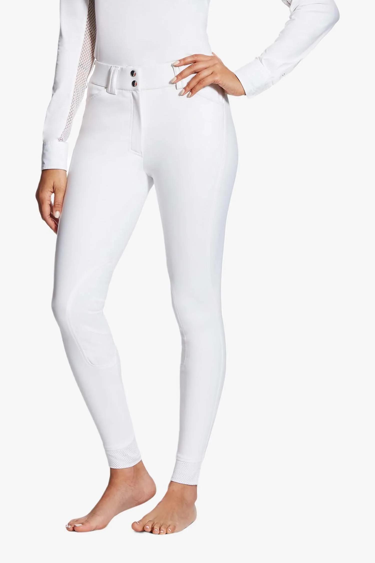 Ariat Tri Factor Ridbyxa Full Grip Vit 42