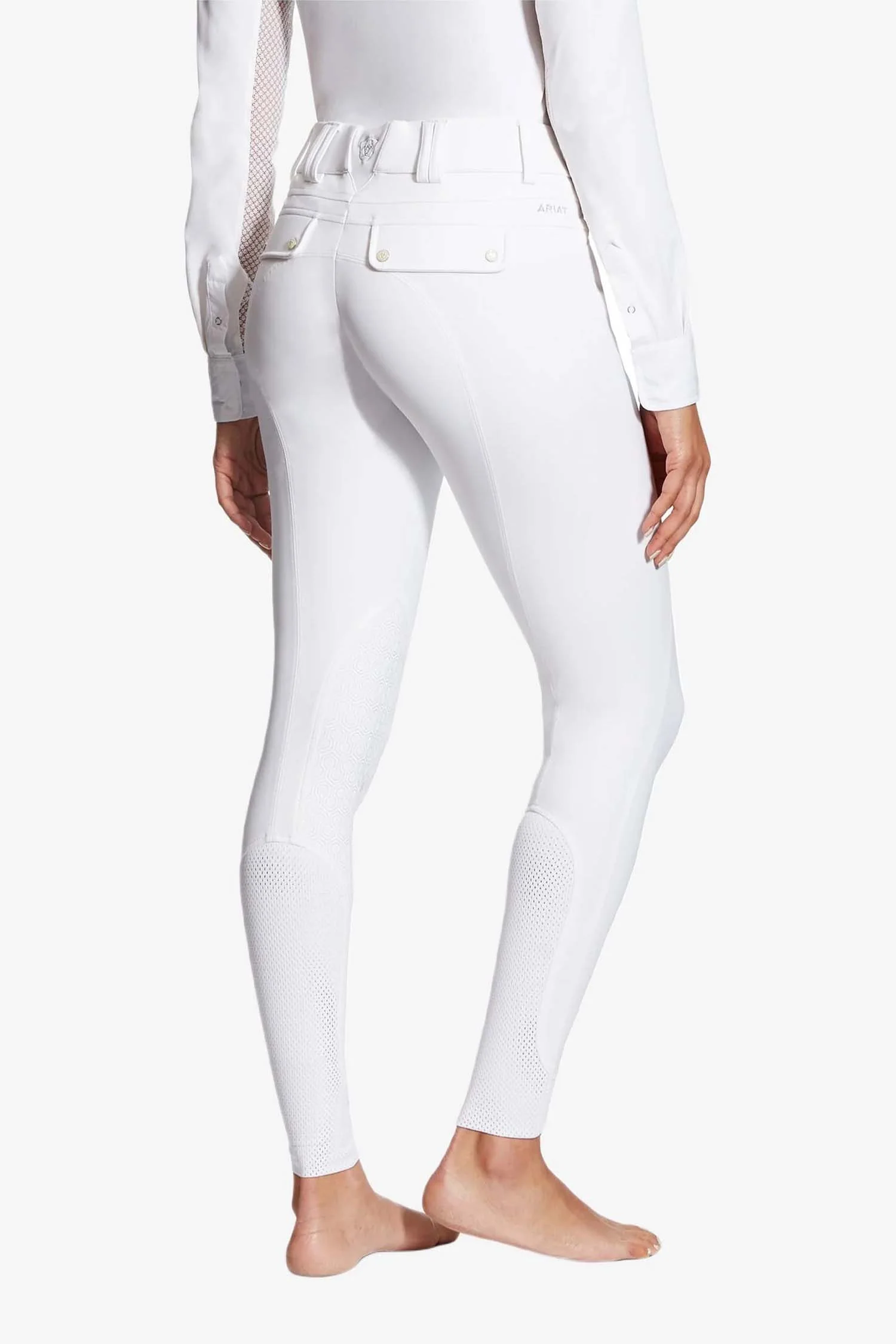 Ariat Tri Factor Ridbyxa Full Grip Vit 42