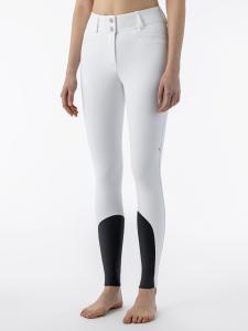 Equiline Crystalef Ridbyxor Fullgrip Crystal Fabric Vit
