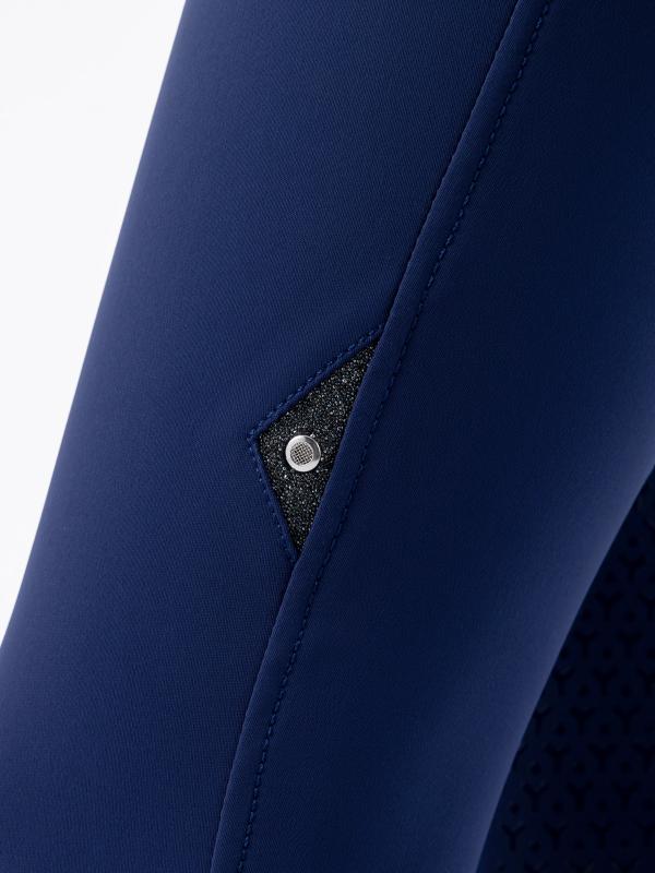 Equiline Crystalef Ridbyxor Fullgrip Crystal Fabric BlueBerry