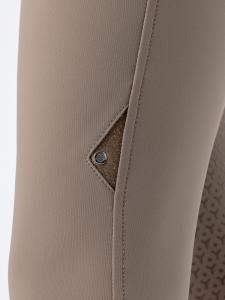 Equiline Crystalef Ridbyxor Fullgrip Crystal Fabric Taupe