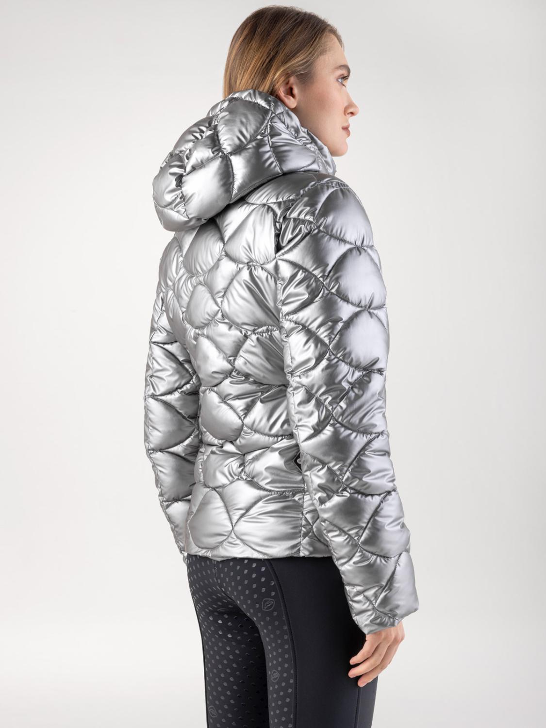 Equiline Gasic Bomber Lady Jacket Argento