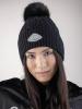 Equiline Glapel Beanie/Mössa Pom Pom Black