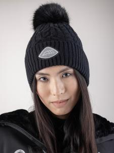 Equiline Glapel Beanie/Mössa Pom Pom Black
