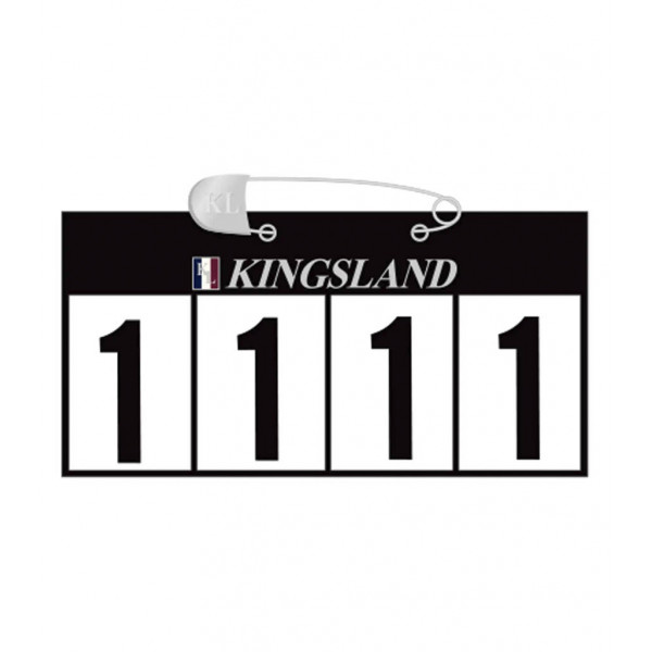Kingsland nummerlapp 4-Siffror - Svart