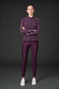 Catago Tabita cardigan for riding Plum