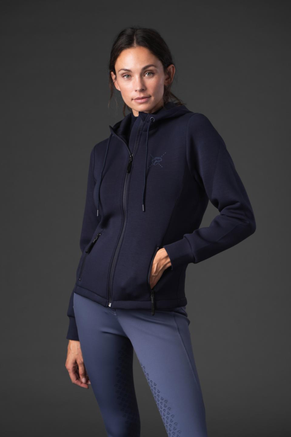 CATAGO Variana Hoodie med Dragkedja Navy