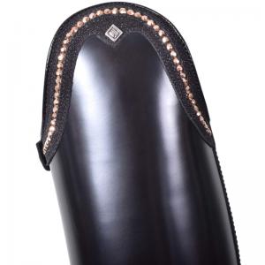 De Niro Rafaello Brushed Black Rose Swarovski