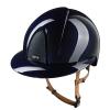 KEP Nova Ridhjälm Polo Metal Polish Blue/Star Blue Beige Chinstrap Inkl liner