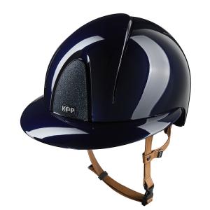 KEP Nova Ridhjälm Polo Metal Polish Blue/Star Blue Beige Chinstrap Inkl liner