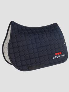 Equiline CUPIDO - Octagon Jumping/Hoppschabrak with hearts Blue