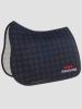Equiline CUPIDO - Octagon Dressage/Dressyrschabrak with hearts Blue