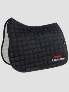 Equiline CUPIDO - Octagon Dressage/Dressyrschabrak with hearts Black