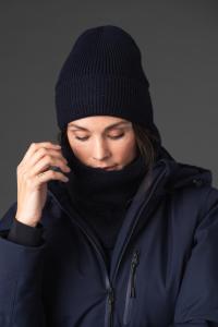 Equipage Vaino Ribbmössa Glittrig Navy