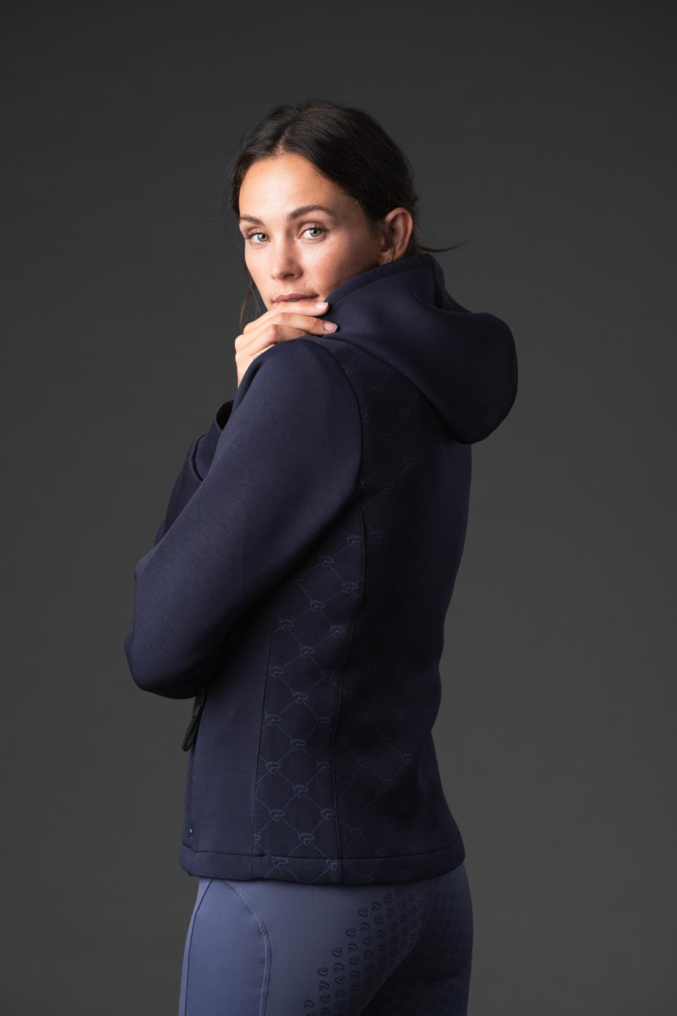 CATAGO Variana Hoodie med Dragkedja Navy