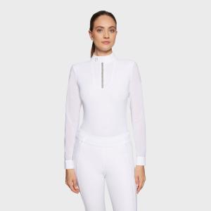 Samshield Faustine Boreal Long Sleeves Tävlingstopp White Metal Eclipse