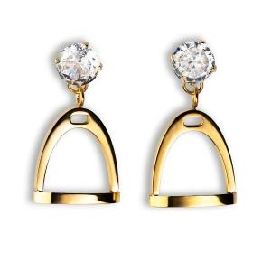 Odelberg Jewlery Stirrup Örhängen Stirrup Guld