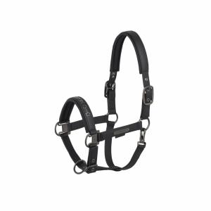 Eskadron Headcollar Faux Leather Platinum 25 - Svart Full