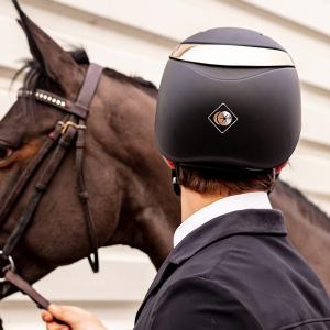 Charles Owen Halo Svart/Platinum