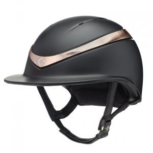 Charles Owen Halo Luxe Mips Svart/Rose Gold