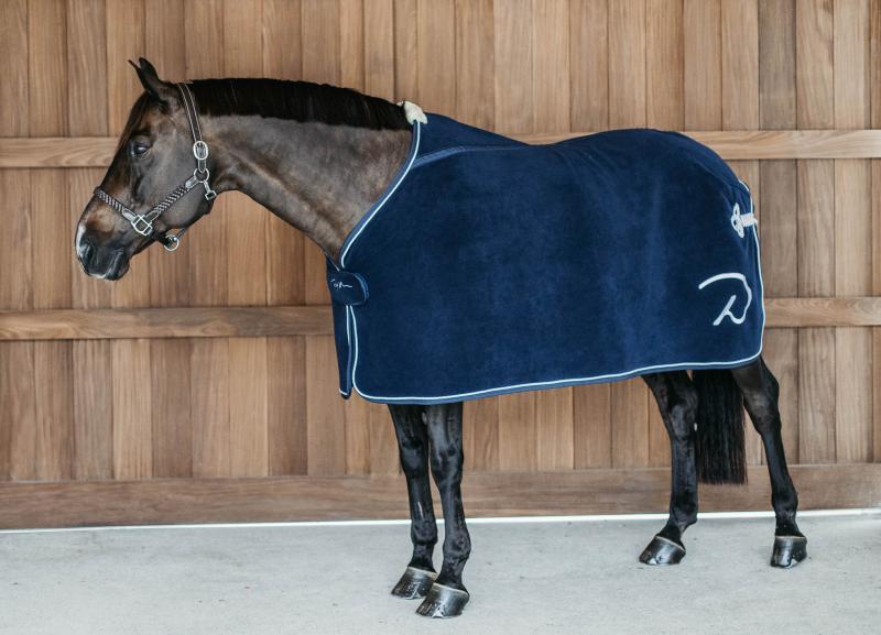 Dyon Heavy Fleece Rug Navy