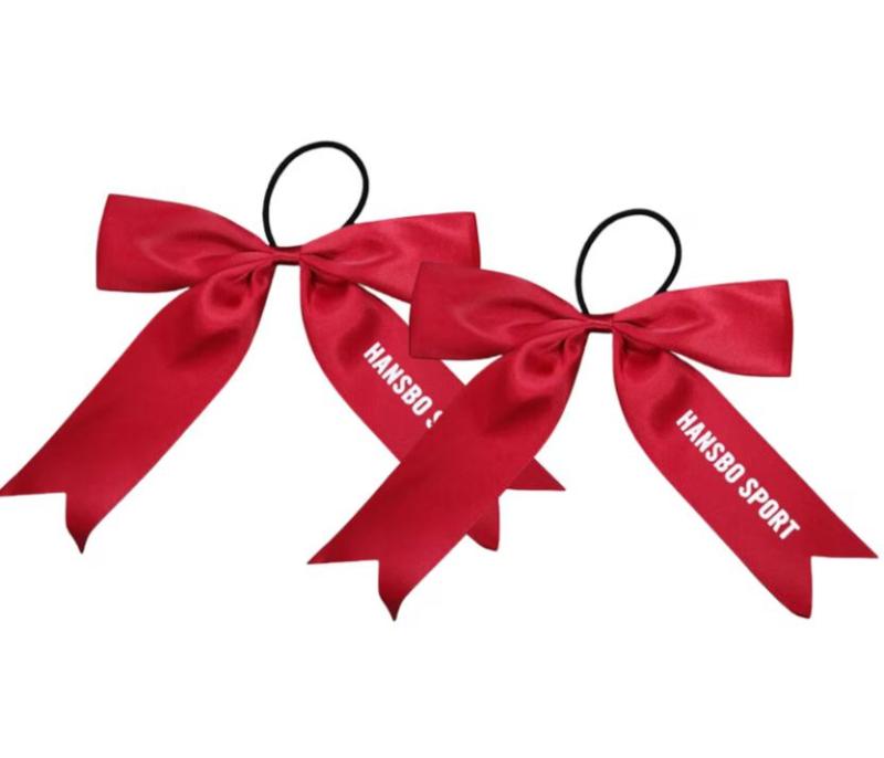 Hansbo Sport Svansrosett 2-pack Röd 15cm