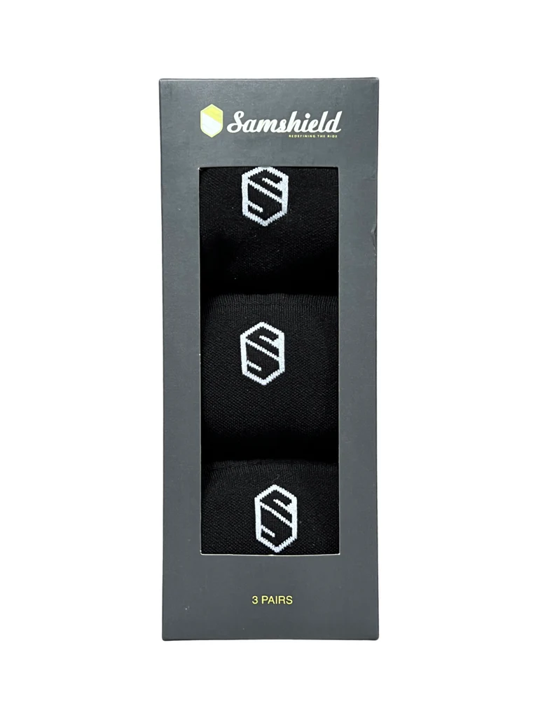 Samshield Balzane Blazon Showsocks 3 pair Black