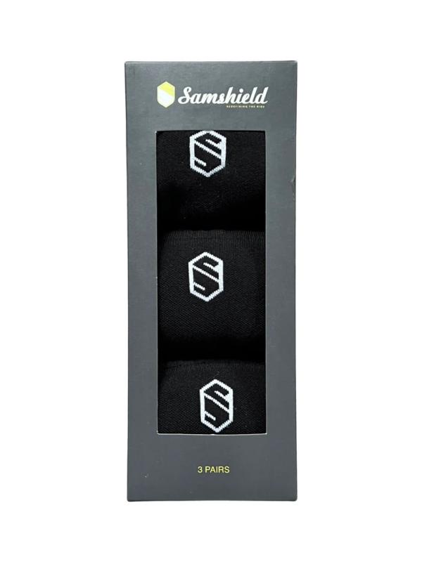 Samshield Balzane Blazon Showsocks 3 pair Black