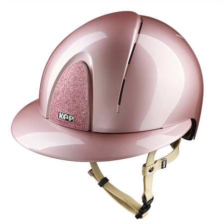KEP Nova Ridhjälm Polo Metal Polish Pink Star Inkl liner