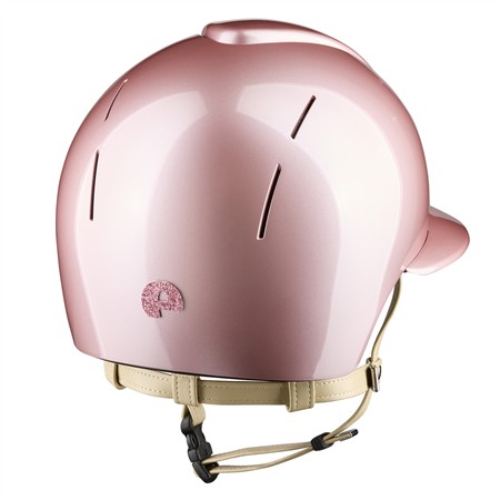 KEP Nova Ridhjälm Polo Metal Polish Pink Star Inkl liner