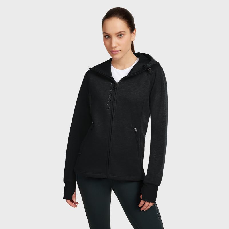 Samshield Justine Full Zipper Sweat Fleece Black