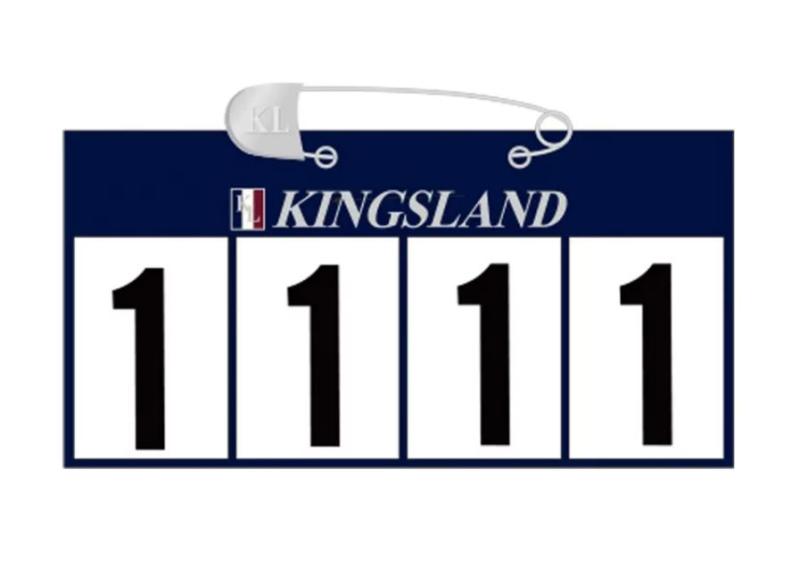 Kingsland nummerlapp 4-Siffror - Navy