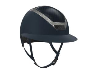 Kask Star Lady Navy Crystals frame Silver