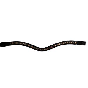 Otto Schumacher Pannband Swarowski Svart/Rose Full