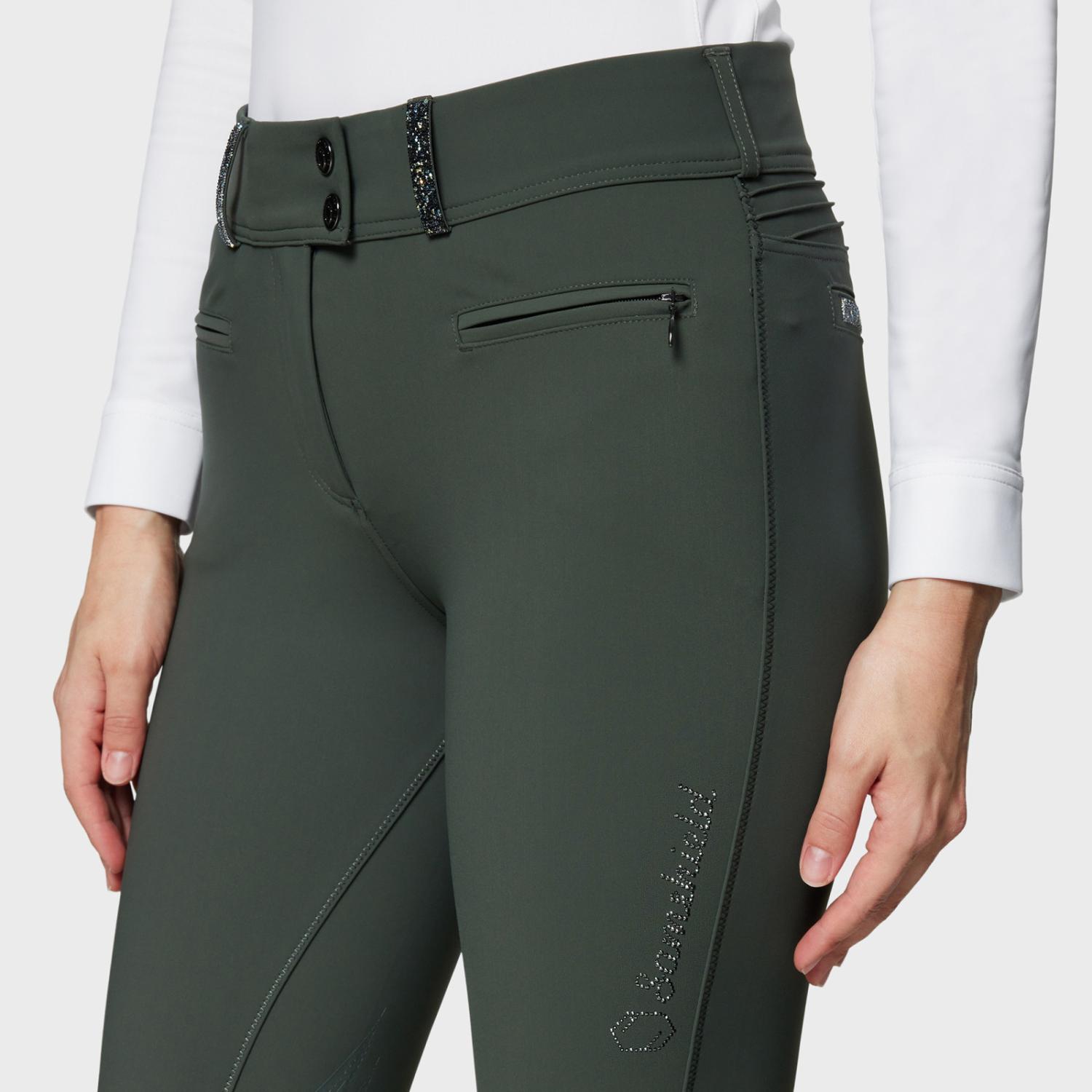 Samshield Clara Premium Riding Breeches KN Dark Forest