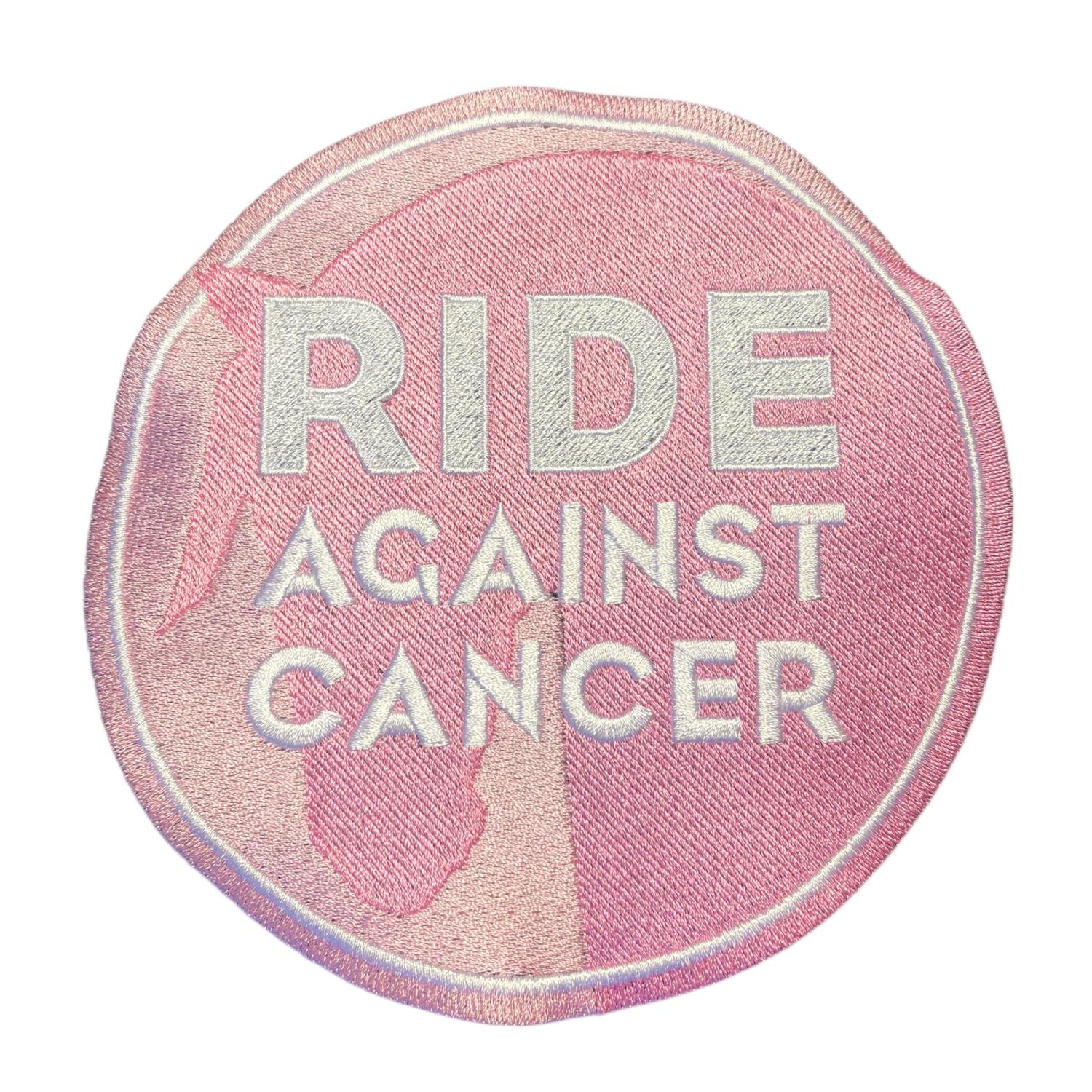 Ride Against Cancer Brodyrplatta Liten
