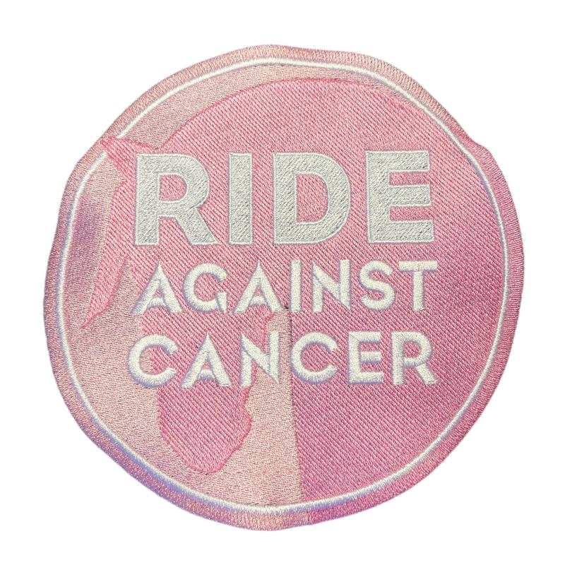 Ride Against Cancer Brodyrplatta Liten