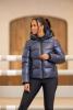 Pikeur Athleisure Quilted Jacket 8023 Graphite Blue