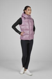 Pikeur Athleisure Quilted Vest 8004 Berry Blush