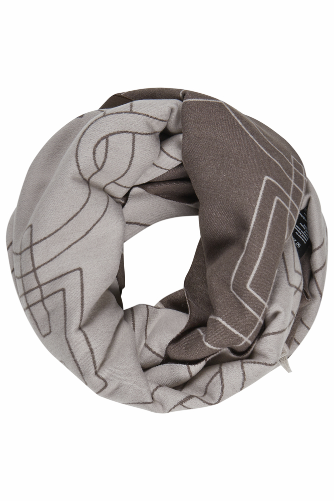 Pikeur Selection Scarf Mönstrad 8858 Pale Grey