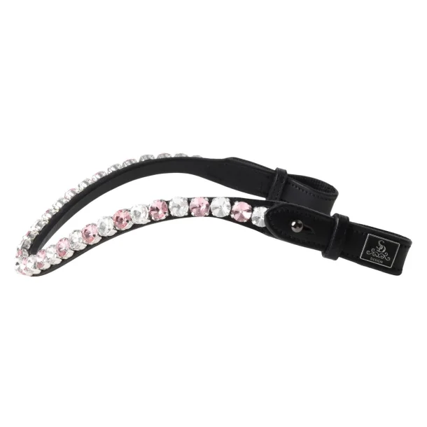 SD Design Pannband L'Unique Light Rose/Crystal Svart Full