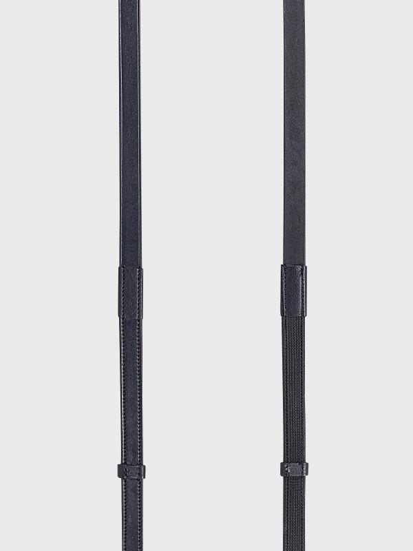 Equiline Lädertygel gummiinsida & stroppar 16mm - Full
